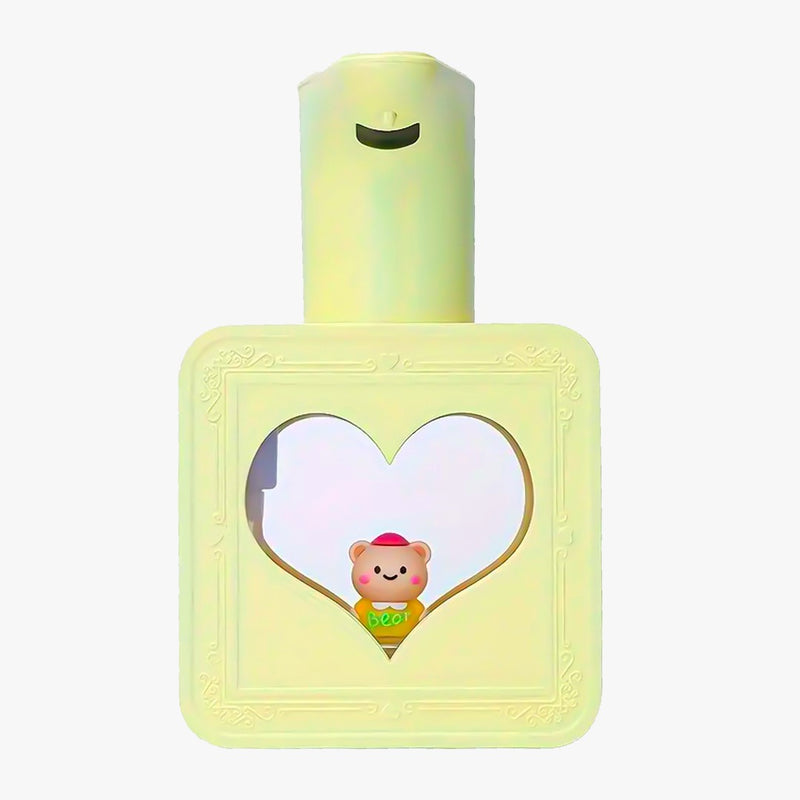 DISPENSADOR DE JABON LIQUIDO CORAZON