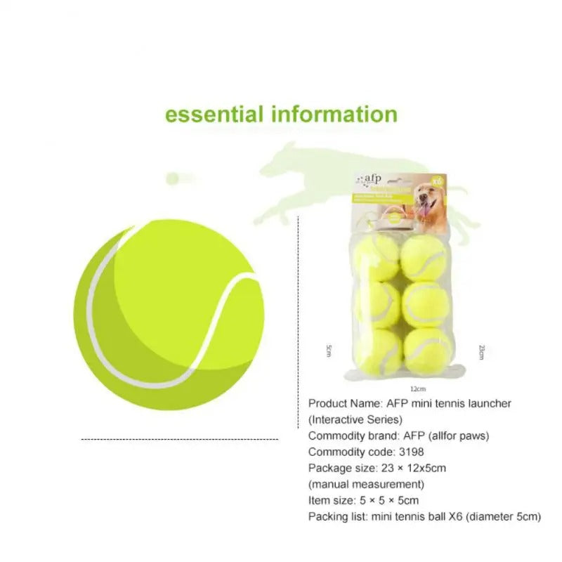 Pelota tenis para mascotas x 3 BB-23720