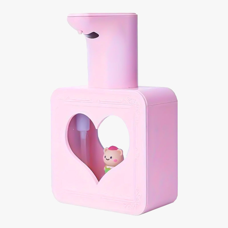 DISPENSADOR DE JABON LIQUIDO CORAZON