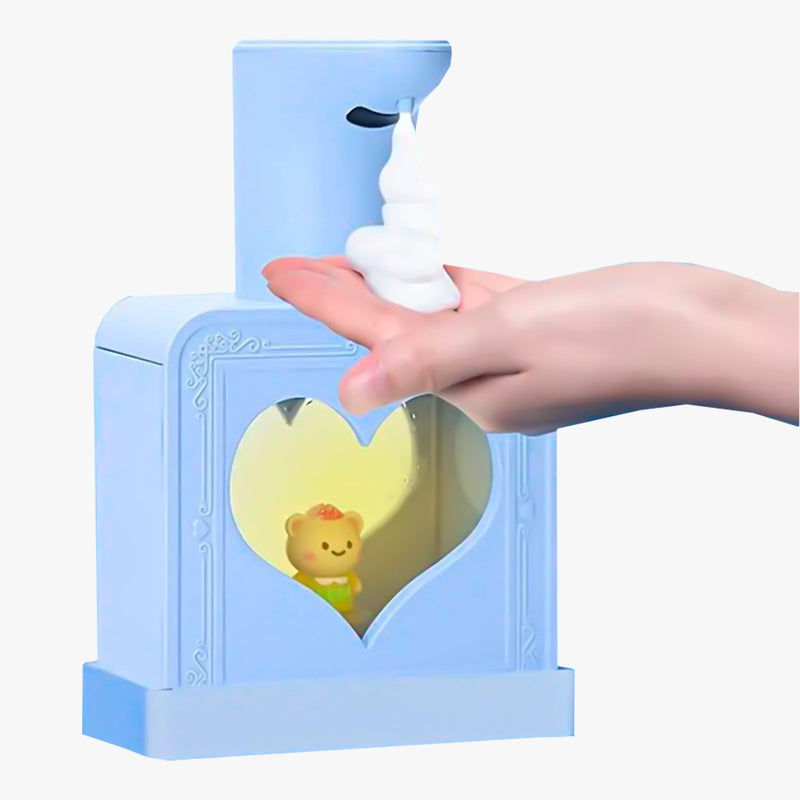 DISPENSADOR DE JABON LIQUIDO CORAZON