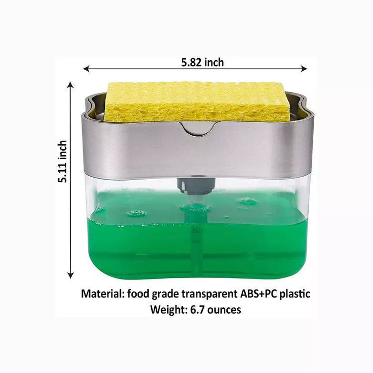 Dispensador De Jabón Lavaplatos Con Espo